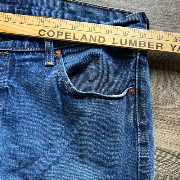 Levi's Men's 501 Original Shrink to Fit Regular Fit Straight Leg Jeans sz 38x34 - Picture 8 of 10